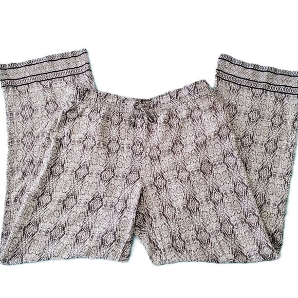 Renuar Pull On Boho Pants with Pockets Large - Picture 1 of 3